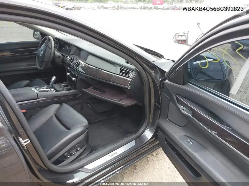 2011 BMW 740Li VIN: WBAKB4C56BC392823 Lot: 45393826