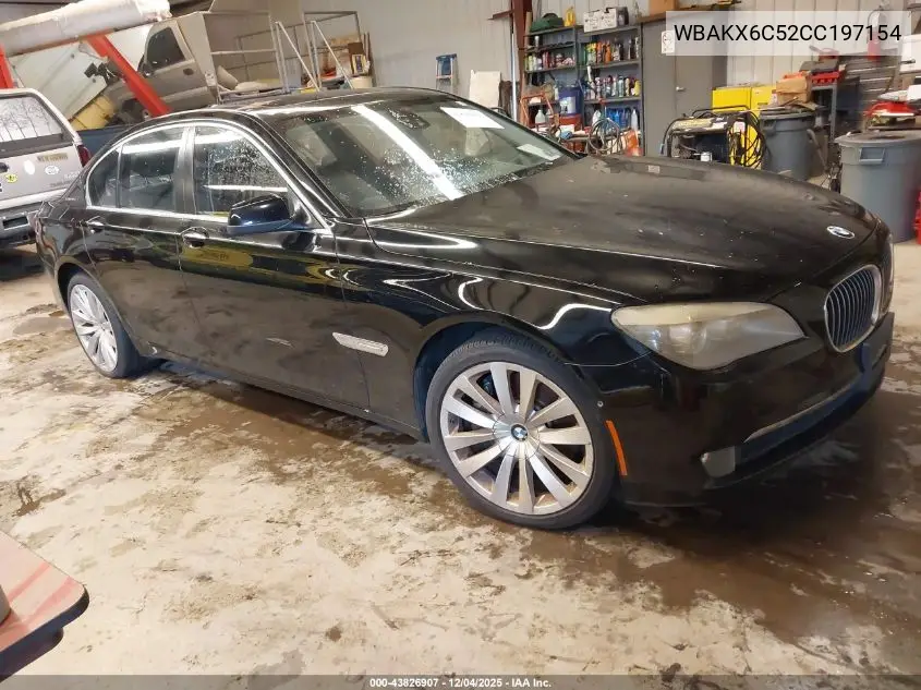 WBAKX6C52CC197154 2012 BMW Activehybrid 750