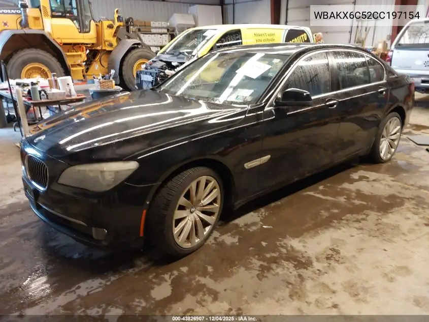 WBAKX6C52CC197154 2012 BMW Activehybrid 750