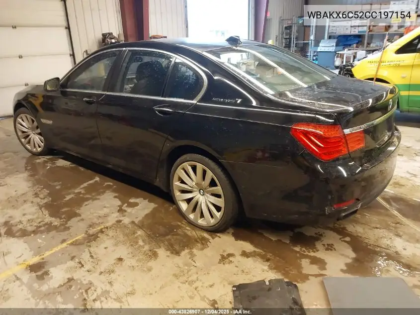 WBAKX6C52CC197154 2012 BMW Activehybrid 750