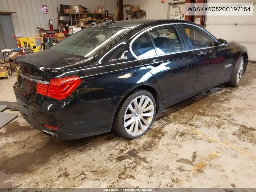 WBAKX6C52CC197154 2012 BMW Activehybrid 750
