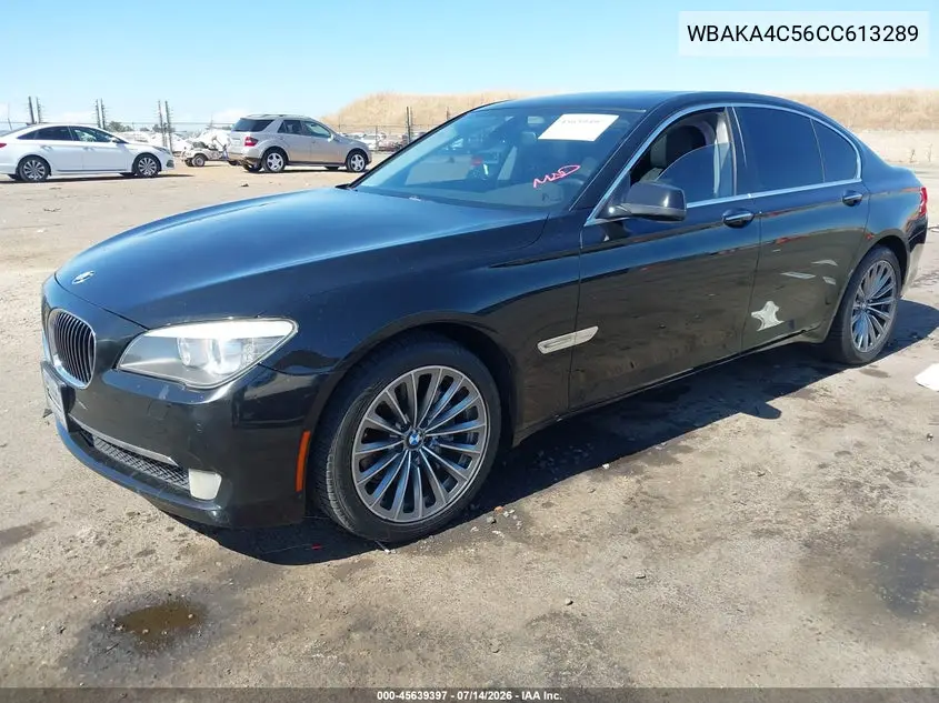 2012 BMW 740I VIN: WBAKA4C56CC613289 Lot: 45639397
