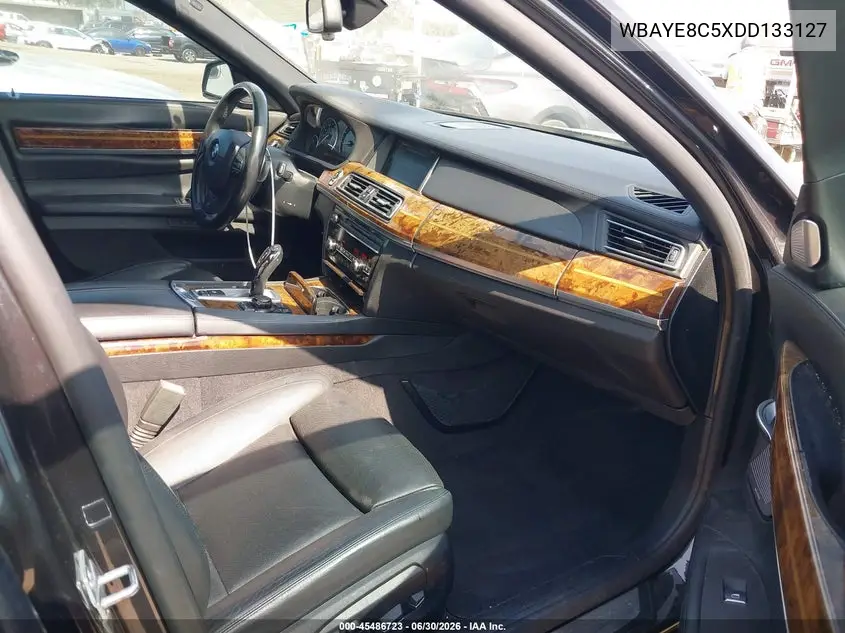 2013 BMW 750Li VIN: WBAYE8C5XDD133127 Lot: 45486723