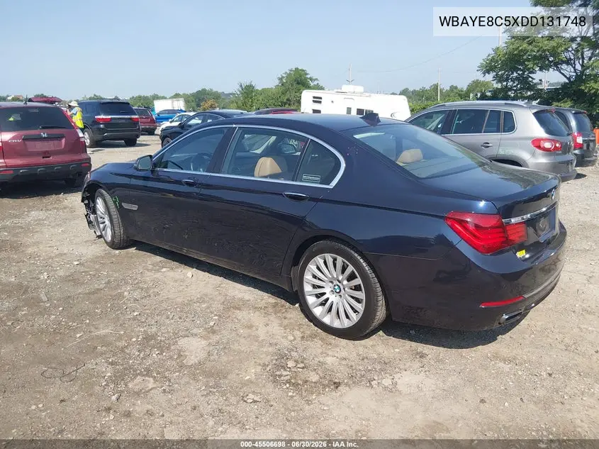 2013 BMW 750Li VIN: WBAYE8C5XDD131748 Lot: 45506698