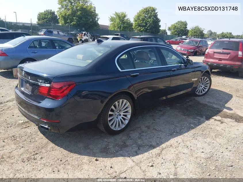 2013 BMW 750Li VIN: WBAYE8C5XDD131748 Lot: 45506698