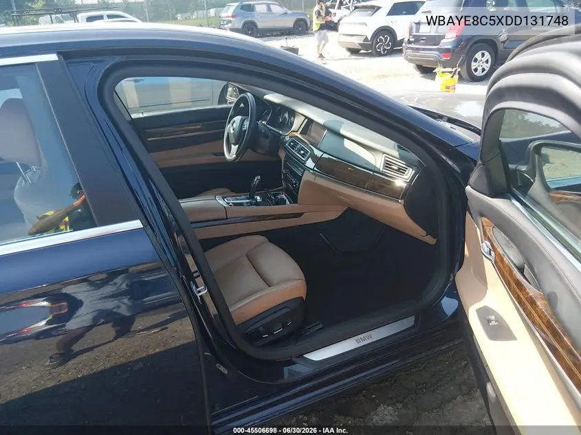 2013 BMW 750Li VIN: WBAYE8C5XDD131748 Lot: 45506698
