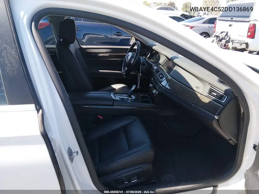 2013 BMW 740Li VIN: WBAYE4C52DD136869 Lot: 45556741