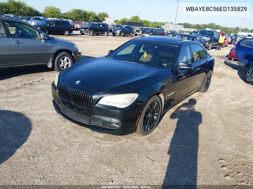 2014 BMW 750Li VIN: WBAYE8C56ED135829 Lot: 45447837