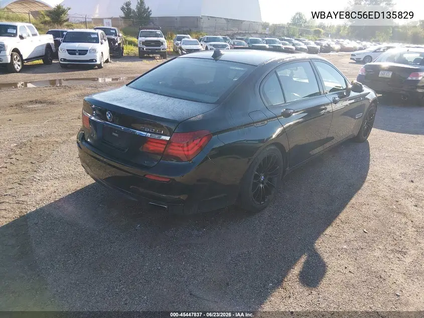 2014 BMW 750Li VIN: WBAYE8C56ED135829 Lot: 45447837