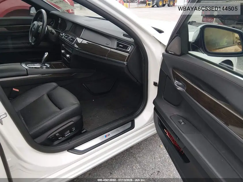 2014 BMW 740I VIN: WBAYA6C53ED144505 Lot: 45613850