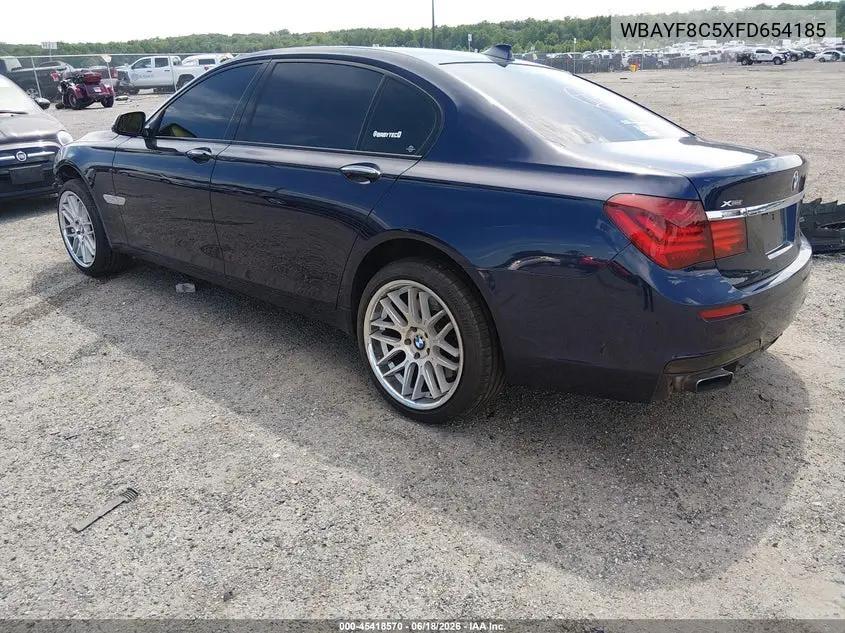 2015 BMW 750Li xDrive VIN: WBAYF8C5XFD654185 Lot: 45418570