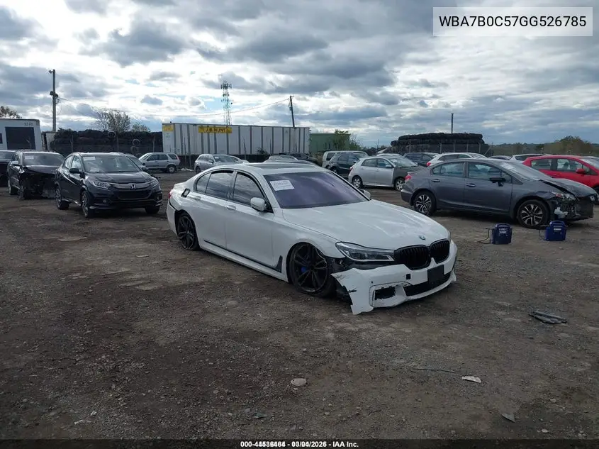 WBA7B0C57GG526785 2016 BMW 750I xDrive