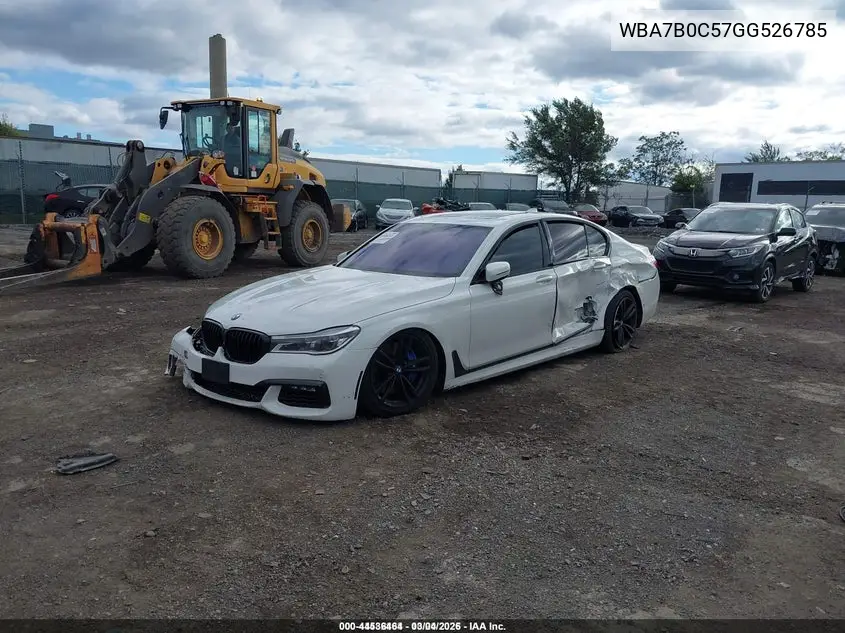 WBA7B0C57GG526785 2016 BMW 750I xDrive