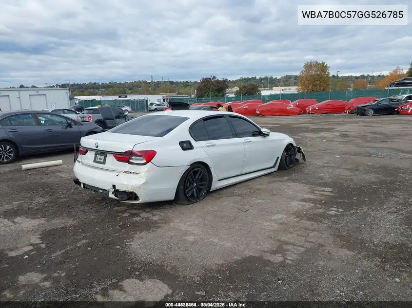 WBA7B0C57GG526785 2016 BMW 750I xDrive