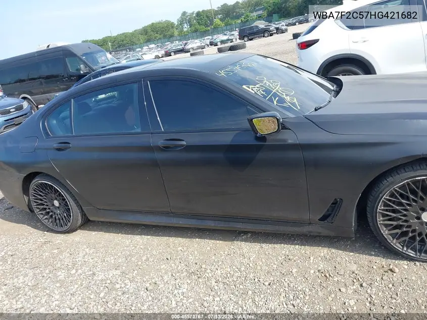 2017 BMW Alpina B7 xDrive VIN: WBA7F2C57HG421682 Lot: 45570767