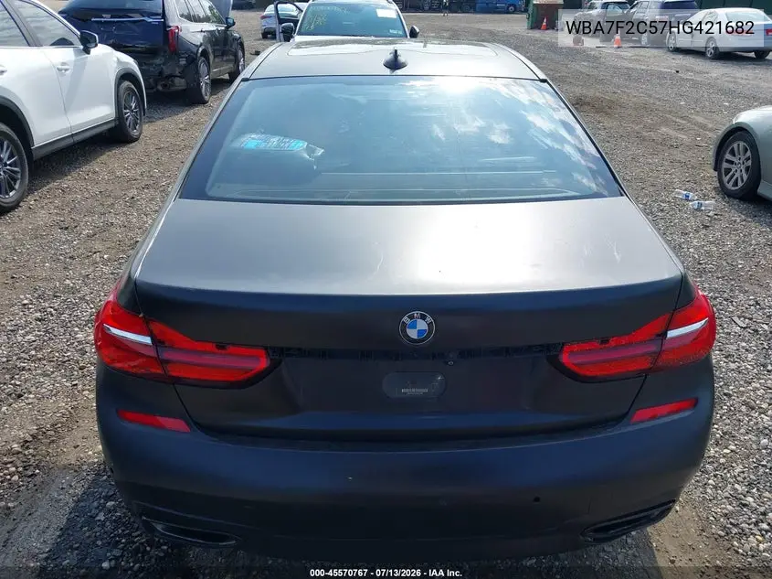 2017 BMW Alpina B7 xDrive VIN: WBA7F2C57HG421682 Lot: 45570767