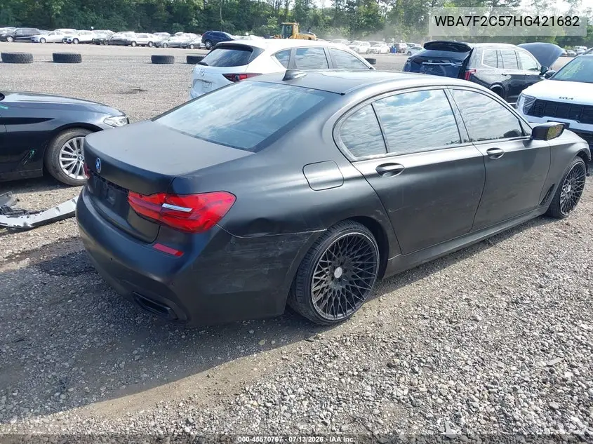 2017 BMW Alpina B7 xDrive VIN: WBA7F2C57HG421682 Lot: 45570767