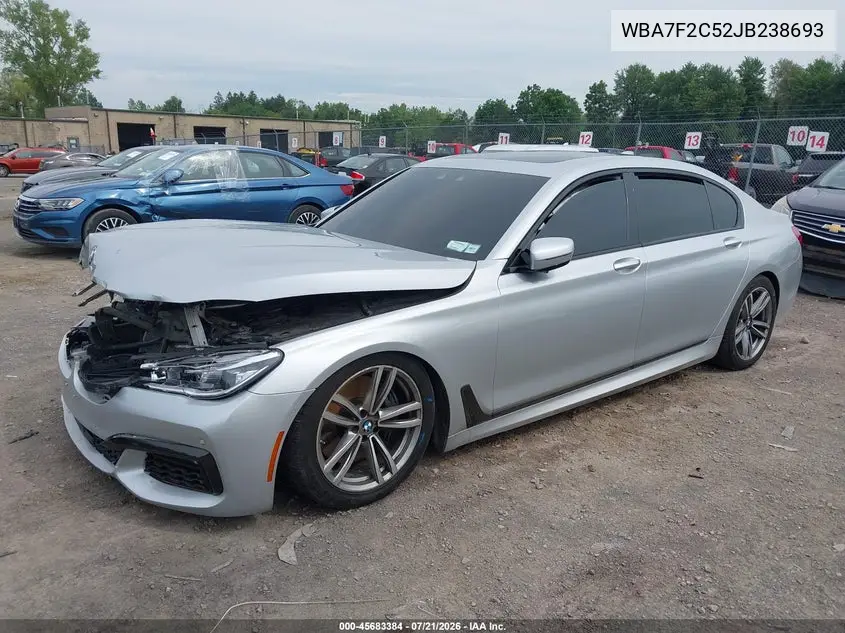 2018 BMW Alpina B7 xDrive VIN: WBA7F2C52JB238693 Lot: 45683384