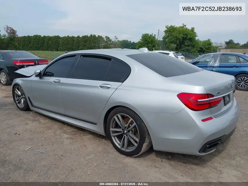 2018 BMW Alpina B7 xDrive VIN: WBA7F2C52JB238693 Lot: 45683384