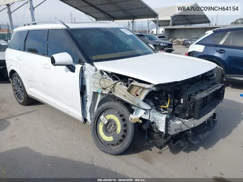 2022 BMW 750 I xDrive VIN: WBA7U2C09NCH64154 Lot: 45328719