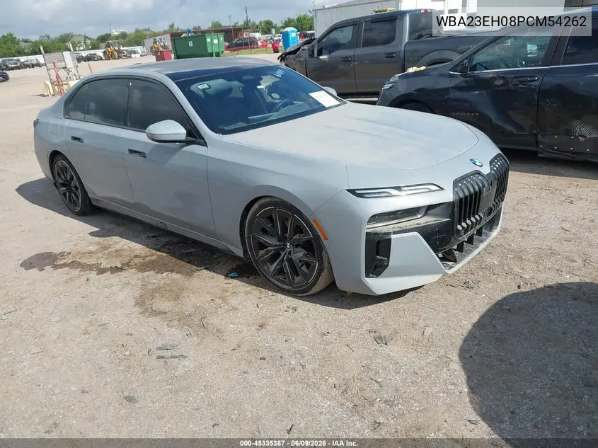 2023 BMW 740 I VIN: WBA23EH08PCM54262 Lot: 45335387