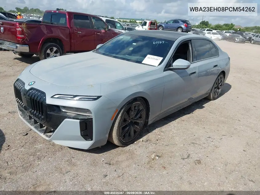 2023 BMW 740 I VIN: WBA23EH08PCM54262 Lot: 45335387