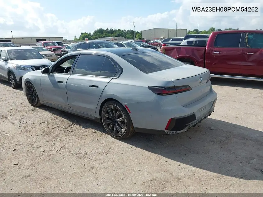 2023 BMW 740 I VIN: WBA23EH08PCM54262 Lot: 45335387