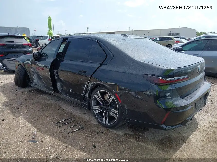 2025 BMW 740I VIN: WBA23EH07SCU71269 Lot: 45595237