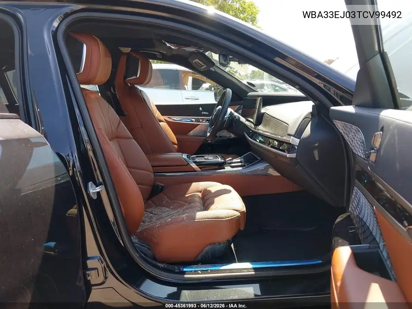 2026 BMW 760I xDrive VIN: WBA33EJ03TCV99492 Lot: 45361993