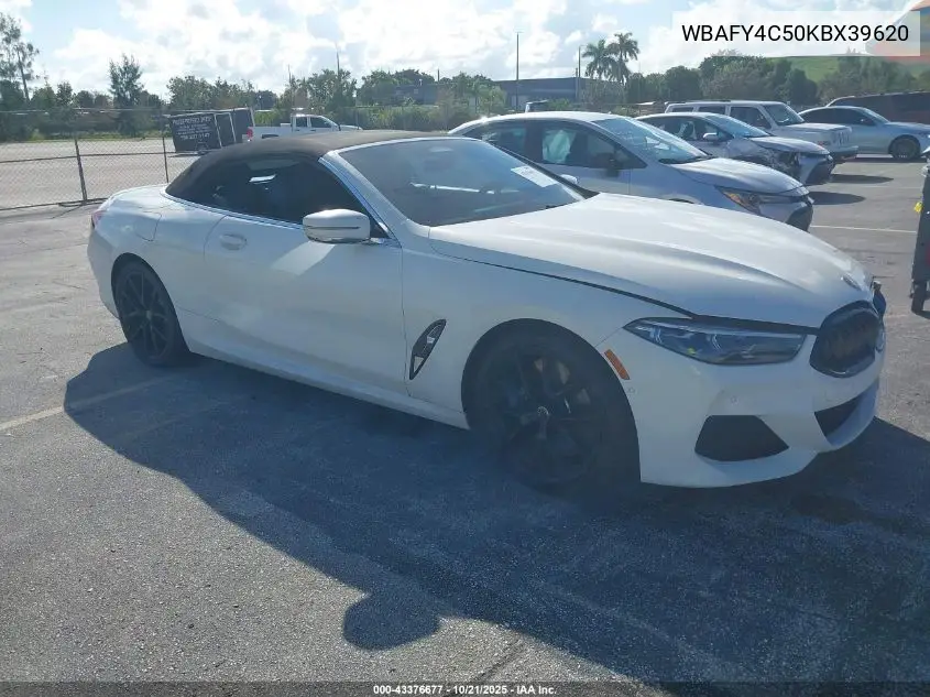 2019 BMW M850I xDrive VIN: WBAFY4C50KBX39620 Lot: 43376677