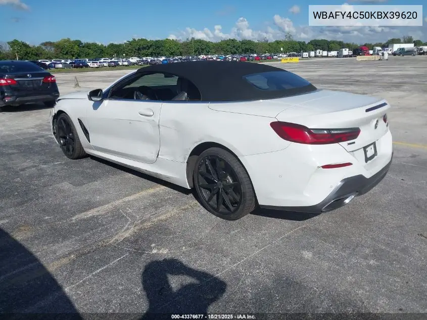 2019 BMW M850I xDrive VIN: WBAFY4C50KBX39620 Lot: 43376677