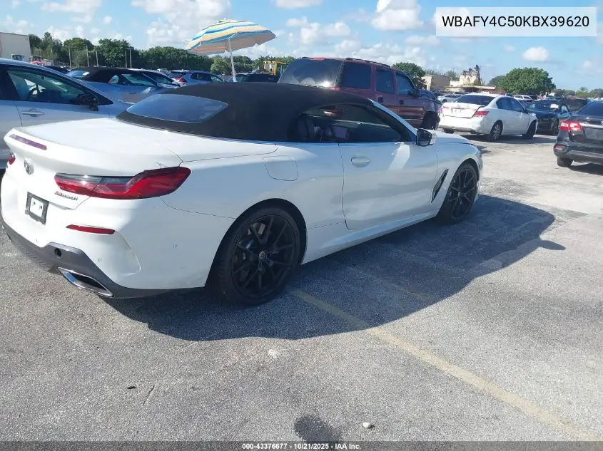 2019 BMW M850I xDrive VIN: WBAFY4C50KBX39620 Lot: 43376677