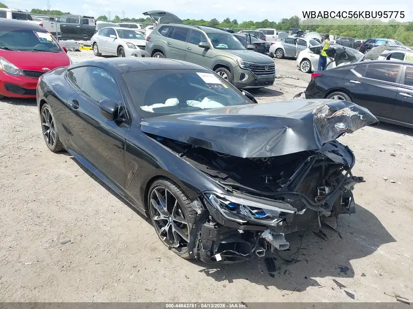 2019 BMW M850I xDrive VIN: WBABC4C56KBU95775 Lot: 44843781