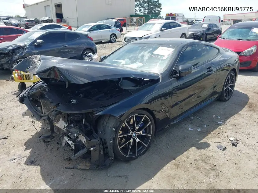 2019 BMW M850I xDrive VIN: WBABC4C56KBU95775 Lot: 44843781