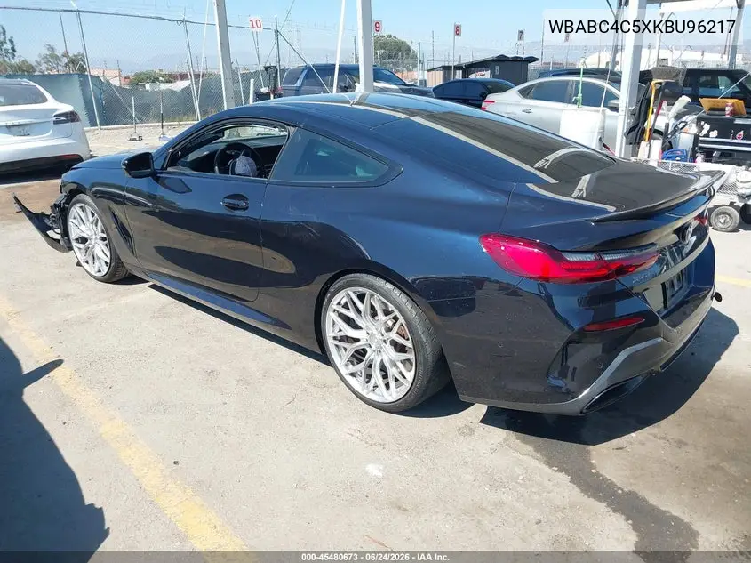 2019 BMW M850I xDrive VIN: WBABC4C5XKBU96217 Lot: 45480673