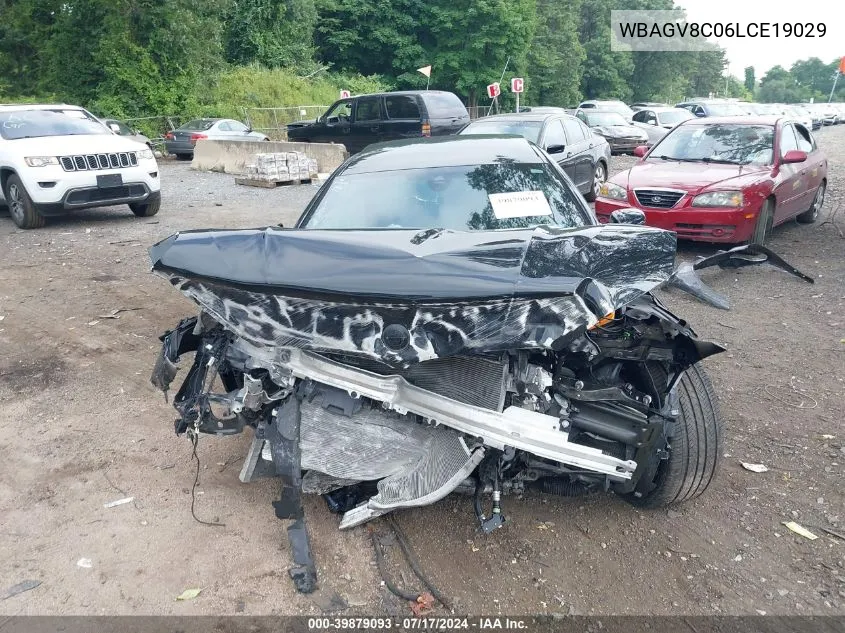 2020 BMW M850I Gtan Coupe xDrive VIN: WBAGV8C06LCE19029 Lot: 39879093