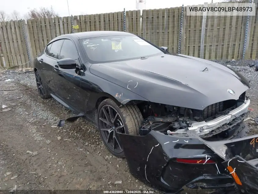 2020 BMW M850I Gtan Coupe xDrive VIN: WBAGV8C09LBP48973 Lot: 43825980