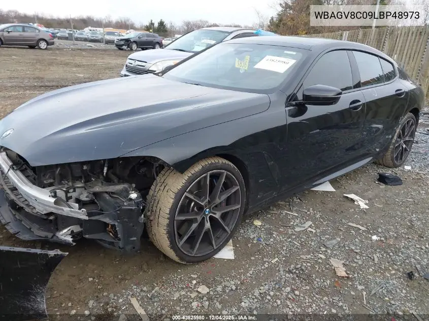 2020 BMW M850I Gtan Coupe xDrive VIN: WBAGV8C09LBP48973 Lot: 43825980