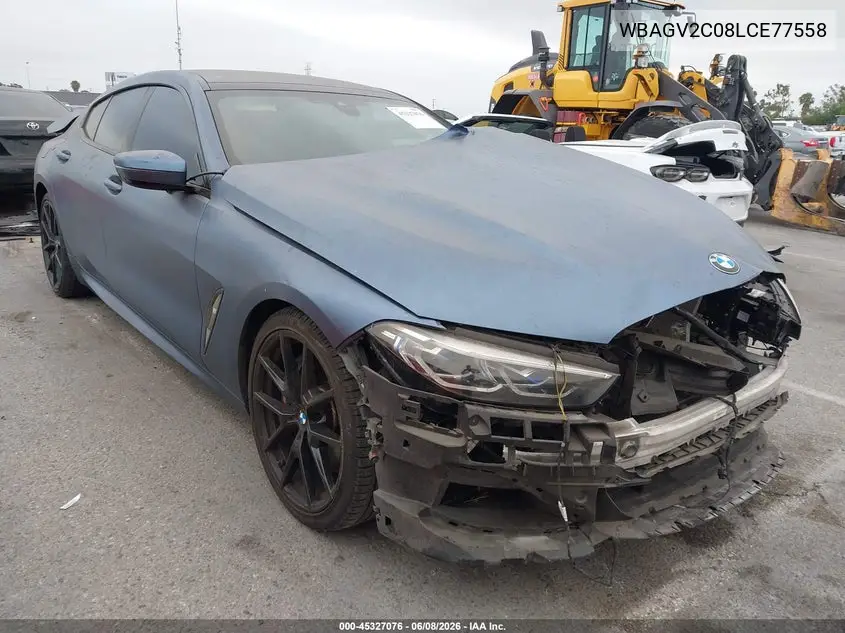 2020 BMW 840I Gran Coupe VIN: WBAGV2C08LCE77558 Lot: 45327076