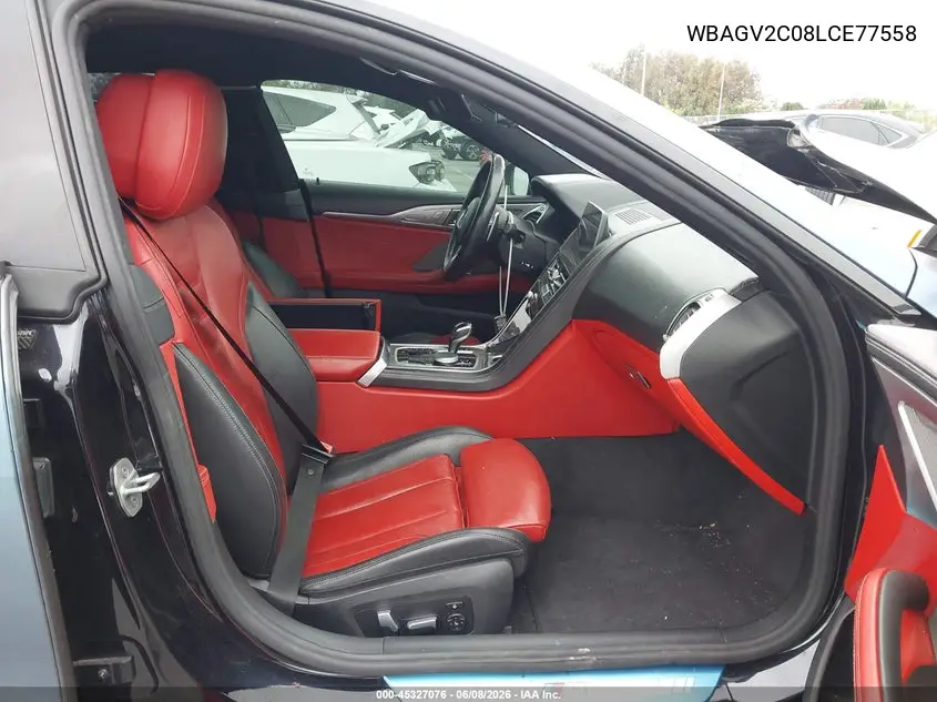 2020 BMW 840I Gran Coupe VIN: WBAGV2C08LCE77558 Lot: 45327076