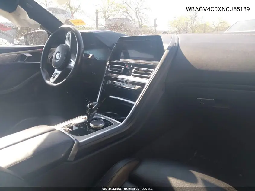 2022 BMW 840 Gran Coupe I xDrive VIN: WBAGV4C0XNCJ55189 Lot: 44950365
