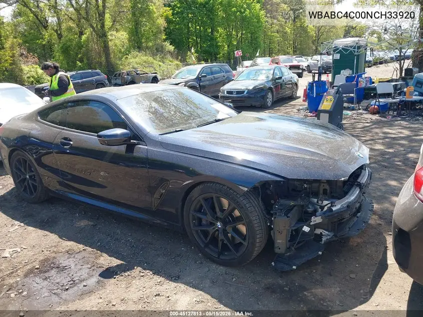 2022 BMW M850I xDrive VIN: WBABC4C00NCH33920 Lot: 45127813
