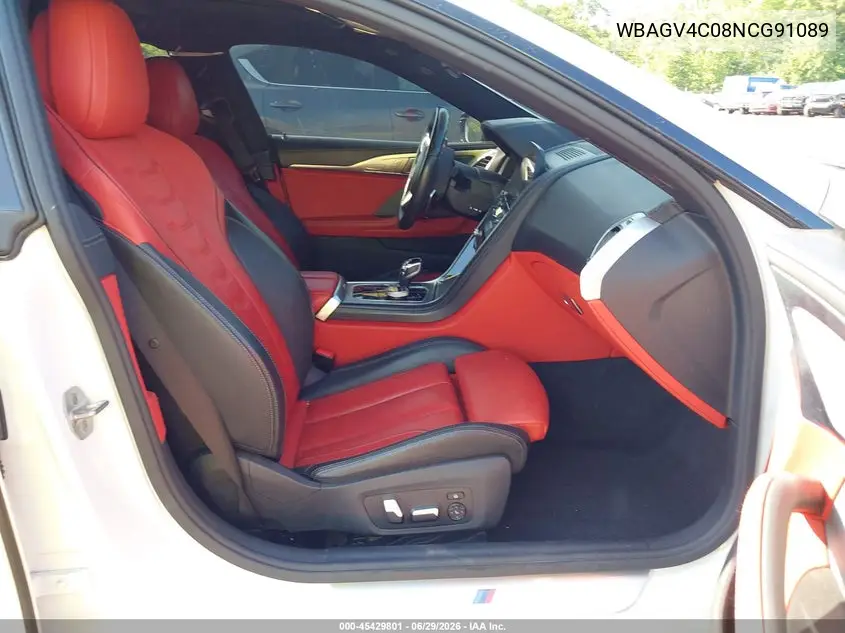 2022 BMW 840 Gran Coupe I xDrive VIN: WBAGV4C08NCG91089 Lot: 45429801