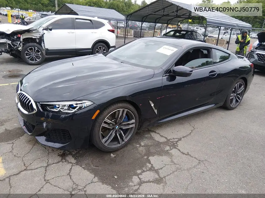 2022 BMW 840 I xDrive VIN: WBAAE4C09NCJ50779 Lot: 45436640