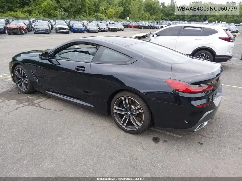 2022 BMW 840 I xDrive VIN: WBAAE4C09NCJ50779 Lot: 45436640