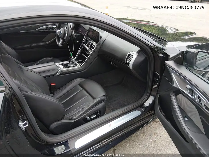 2022 BMW 840 I xDrive VIN: WBAAE4C09NCJ50779 Lot: 45436640