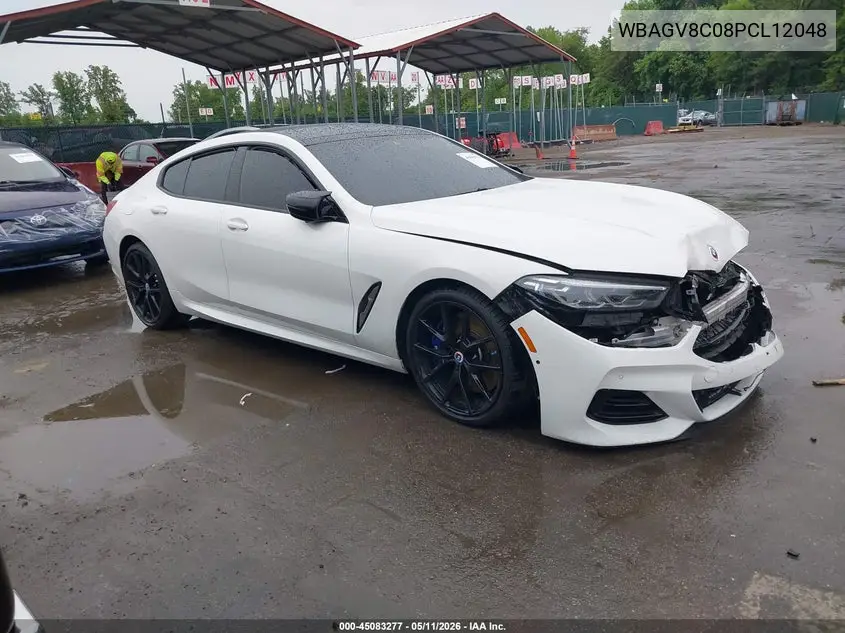2023 BMW M850I Gtan Coupe xDrive VIN: WBAGV8C08PCL12048 Lot: 45083277