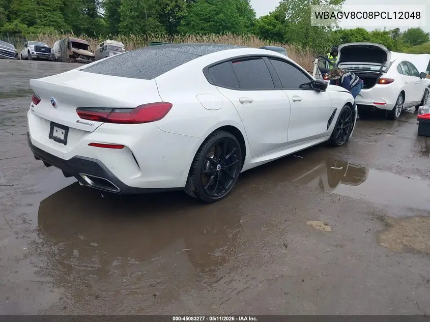 2023 BMW M850I Gtan Coupe xDrive VIN: WBAGV8C08PCL12048 Lot: 45083277