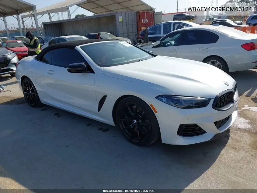 2023 BMW M850I xDrive VIN: WBAFY4C09PCM60124 Lot: 45144386