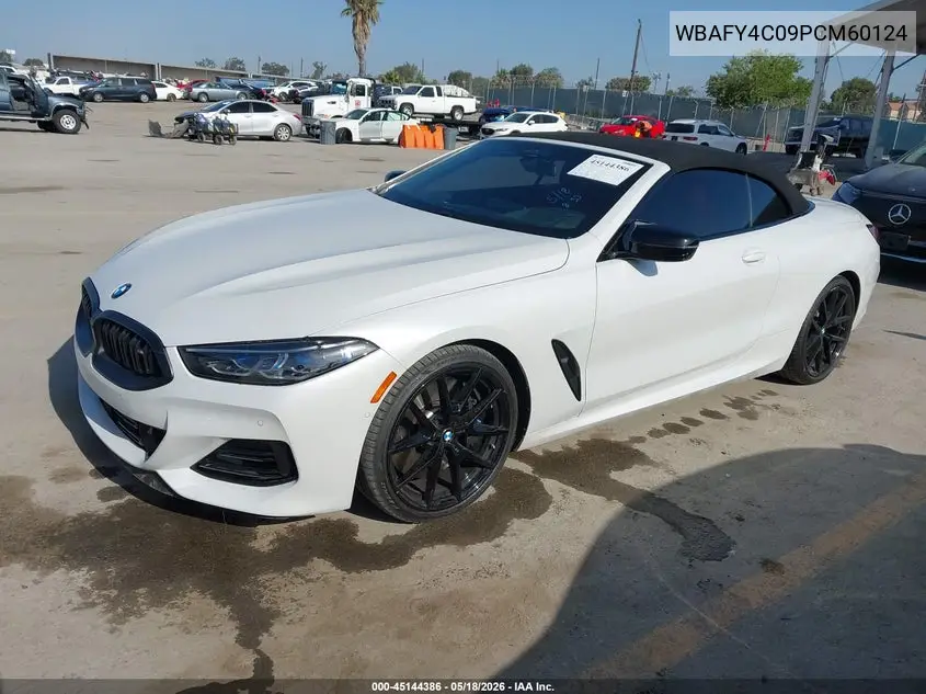 2023 BMW M850I xDrive VIN: WBAFY4C09PCM60124 Lot: 45144386